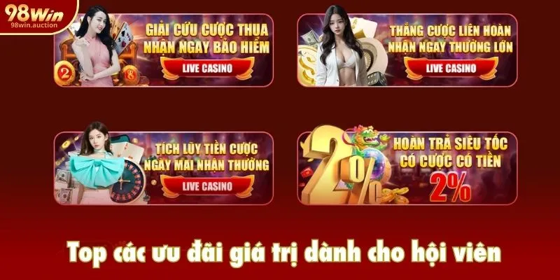 Top các ưu đãi giá trị dành cho hội viên