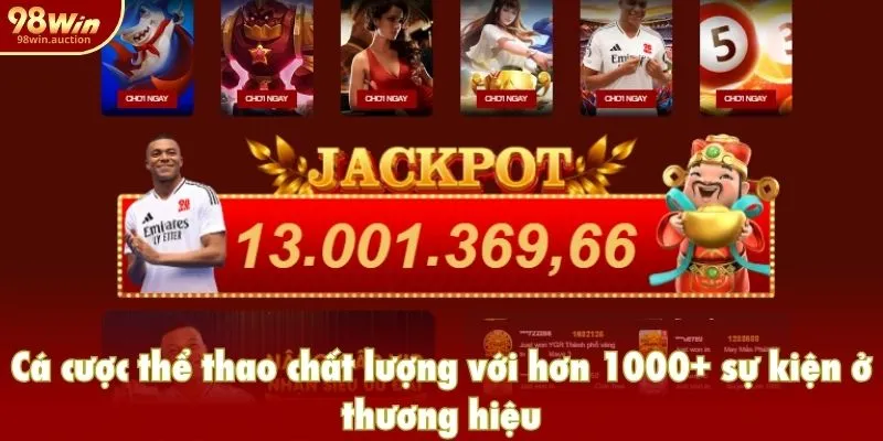 Cá cược thể thao chất lượng với hơn 1000+ sự kiện ở thương hiệu Cá cược thể thao chất lượng với hơn 1000+ sự kiện ở thương hiệu